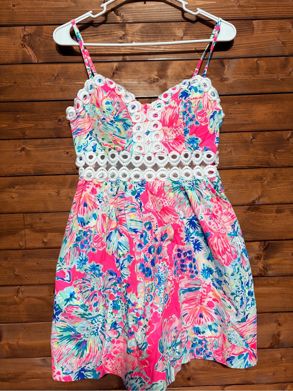 Lilly Pulitzer Rika Dress Tiki Pink Gypsea